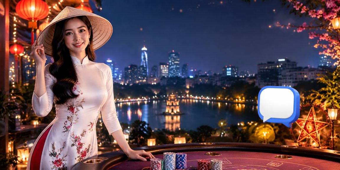 Ứng dụng casino Hà Nội với hình ảnh nón lá truyền thống – giao diện tiếng Việt ax55